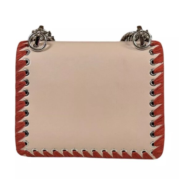 FENDI Shoulder Bag Cross Body leather Chain Canai mini used - Picture 3 of 9